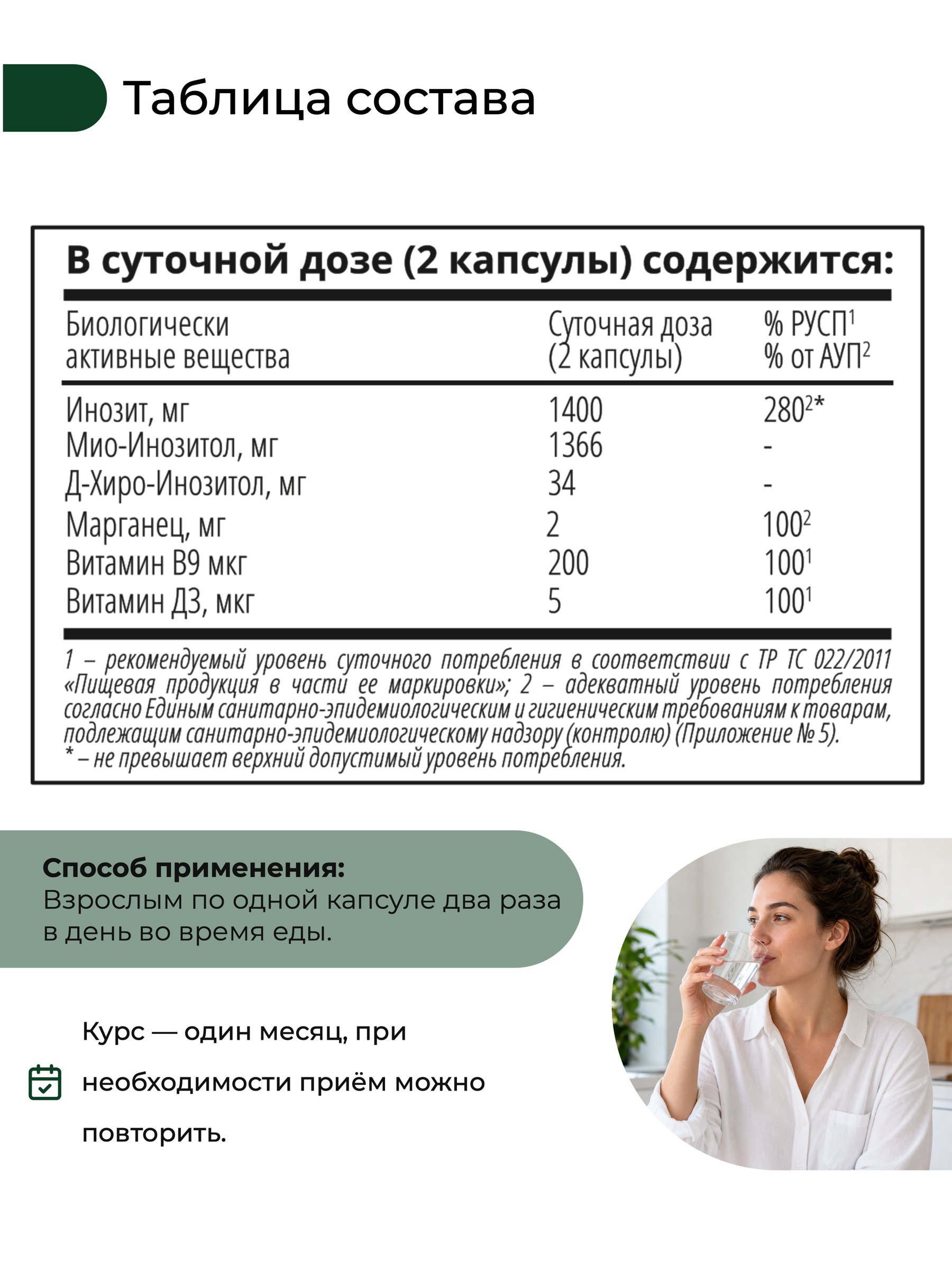 Nooteria Labs, Инозитол, капсулы, 60 шт.