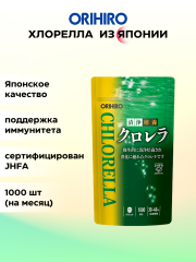 ORIHIRO, Хлорелла (для укрепления иммунитета), таблетки, 1000 шт.