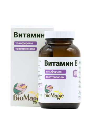 BioMagic, Витамин Е (смесь токоферолов и токотриенолов), капсулы, 60 шт.