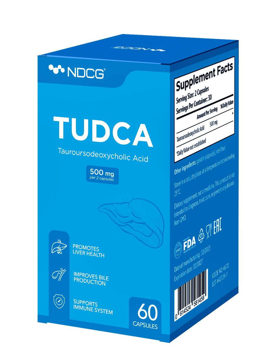 NDCG, Тудка TUDCA (тауроурсодезоксихолевая кислота), капсулы, 60 шт.