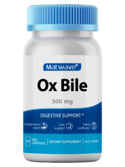 Matwave, Ox Bile (Бычья желчь), капсулы, 60 шт.