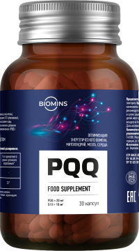 Biomins, PQQ (пирролохинолинхинон) и коэнзим Q10, капсулы, 30 шт.