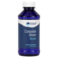Trace Minerals, Коллоидное серебро, жидкость, 118 мл
