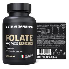 Ultrabalance, Метилфолат Премиум, капсулы, 90 шт.