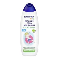 Nativica Baby, Детская пена для ванны для мальчиков 3+, 430 мл