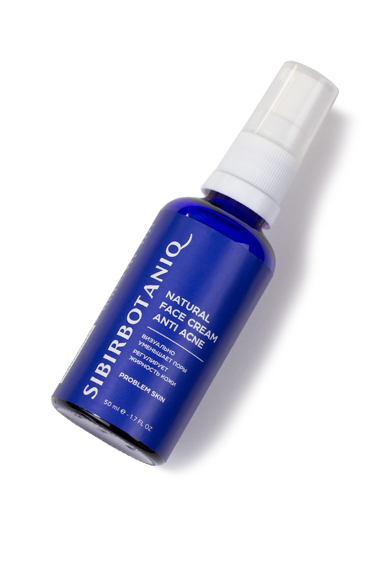 SIBIRBOTANIQ, Натуральный крем для проблемной кожи лица anti acne, 50 мл