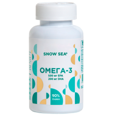 SNOW SEA, Омега-3 90% (для сердца и сосудов), капсулы, 60 шт.