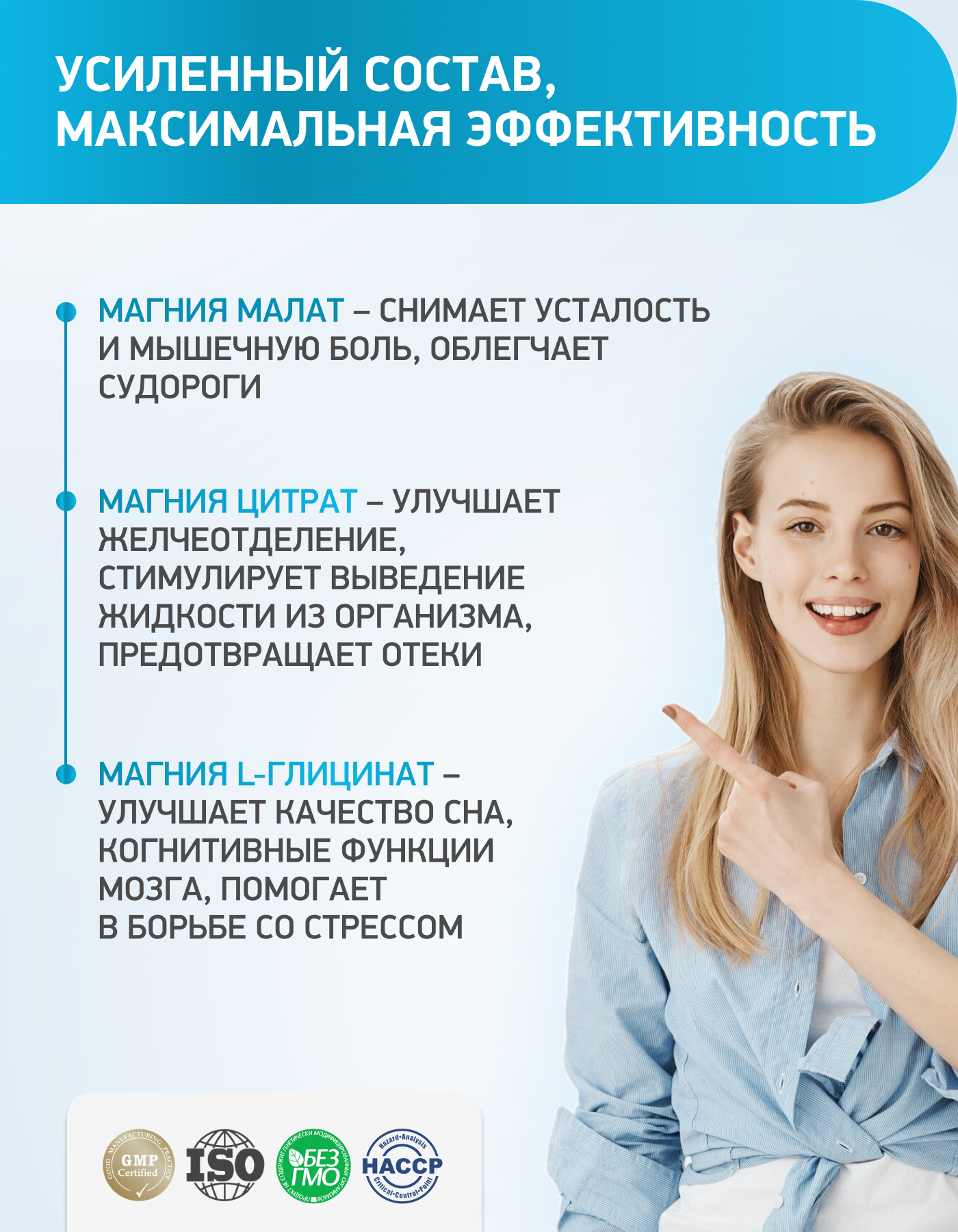 MEDICA MENTE, Магний Тройной комплекс, капсулы, 90 шт.