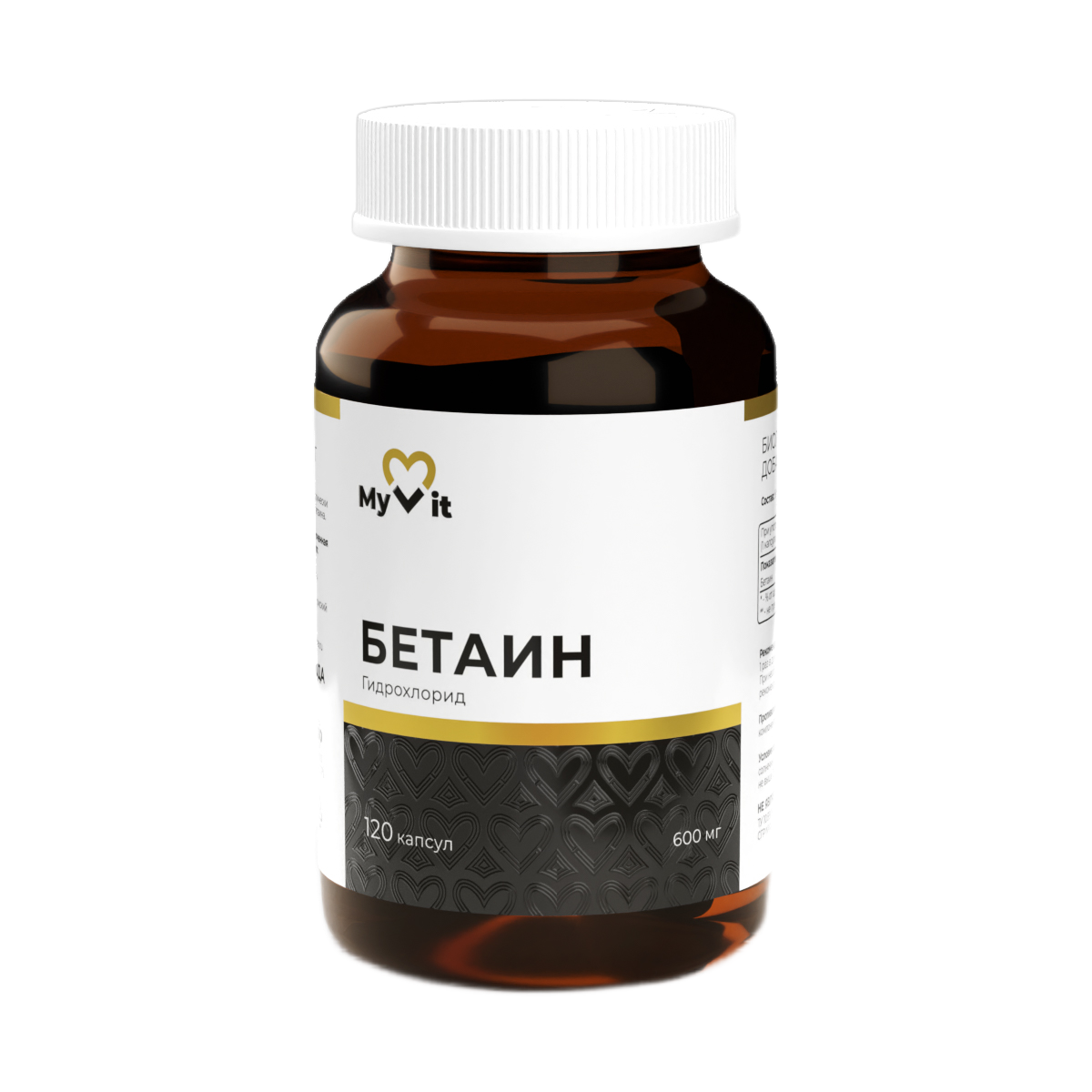 MyVit, Бетаин, капсулы, 120 шт.