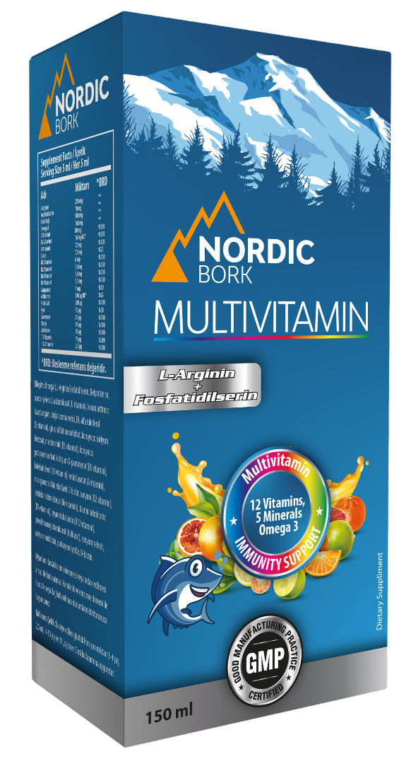 NORDIC BORK, Multivitamin, сироп, 150 мл