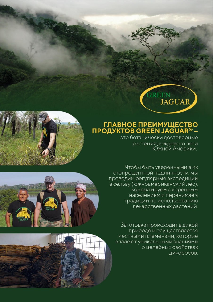 Green Jaguar, Иммуно Планта (растительный комплекс противовоспалительного и антибактериального действия), капсулы, 120 шт.