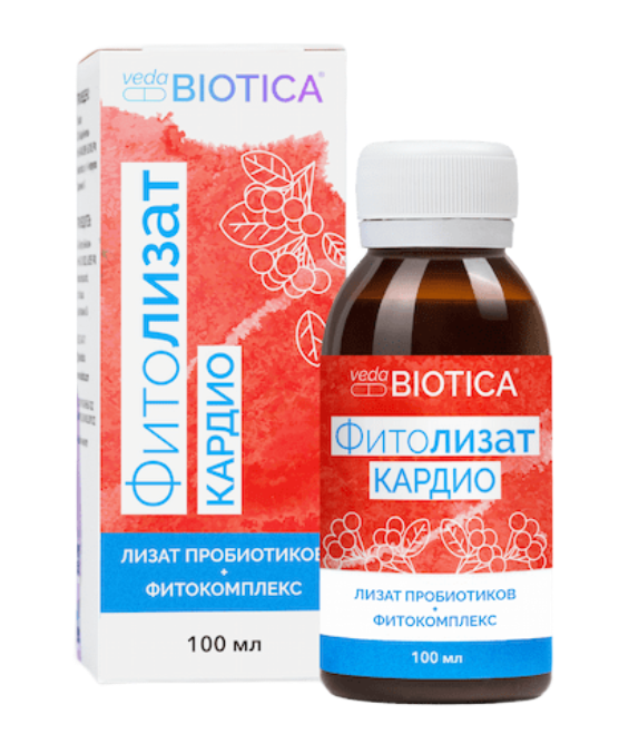 VedaBiotica, Фитолизат Кардио (для здоровья сердца), жидкость, 100 мл