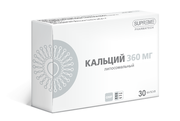 Supreme Pharmatech, Липосомальный кальций, капсулы, 30 шт.