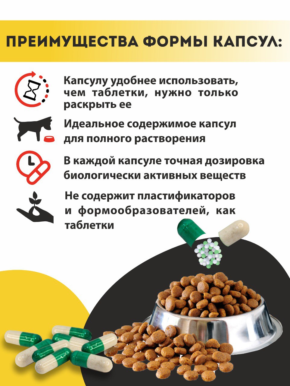 Алтайские традиции, Витаминный комплекс для собак «Блестящая шерсть», капсулы, 60 шт.