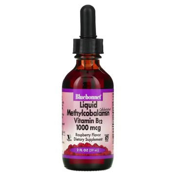 Bluebonnet Nutrition, Витамин B12, жидкость, 59 мл