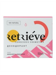 Retrieve, Дезодорант "Бергамот и Розовое дерево", 50 мл