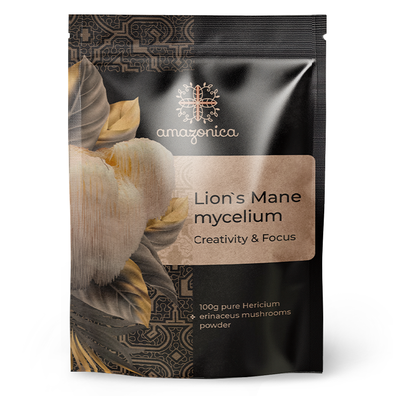 Amazonica, Lion’s Mane, Ежовик гребенчатый, порошок, 100 г