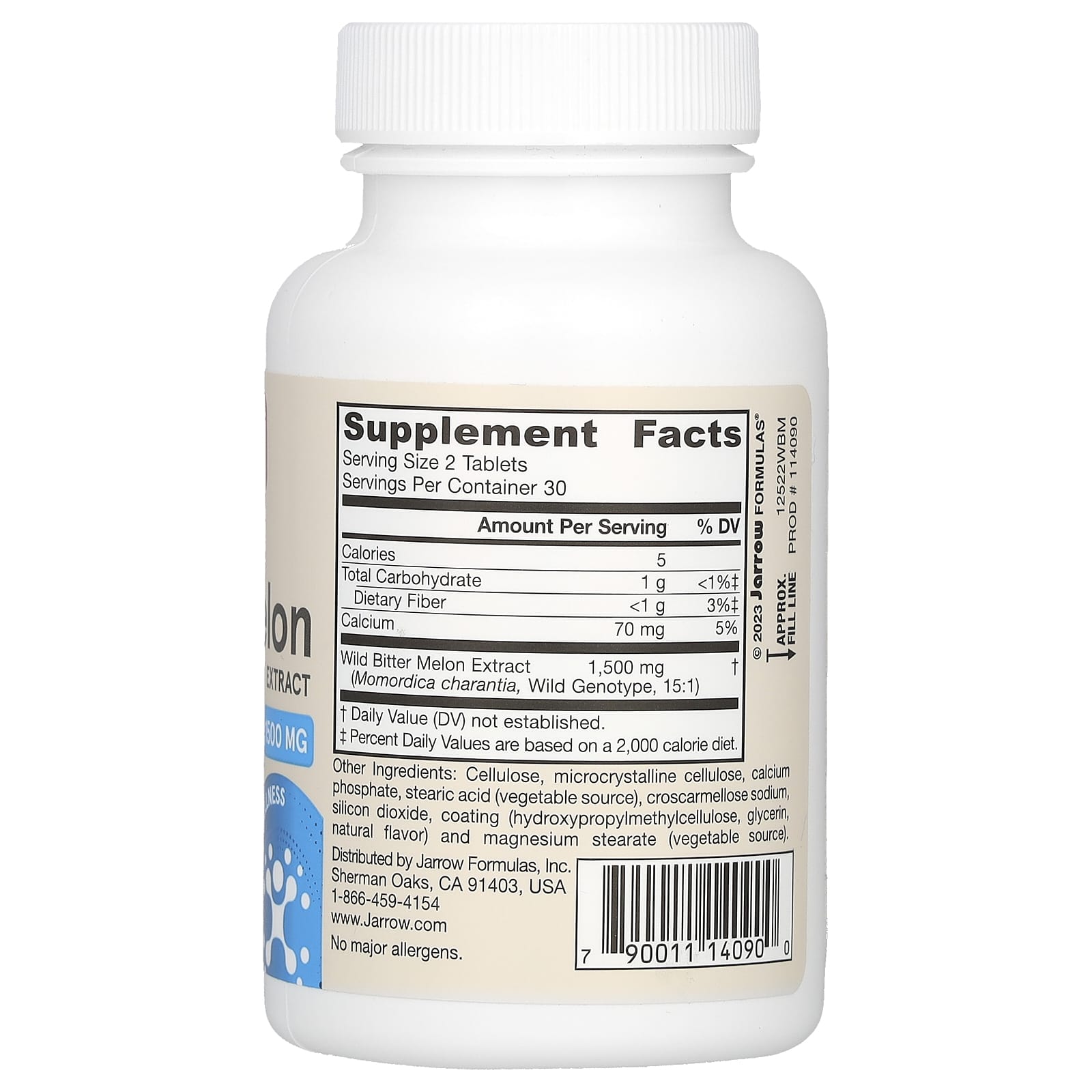 Jarrow Formulas, Wild Bitter Melon Extract/Экстракт дикой горькой дыни, таблетки, 60 шт.