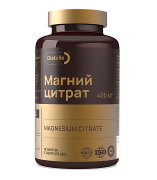 Dietelle, Магний (цитрат), таблетки, 90 шт.
