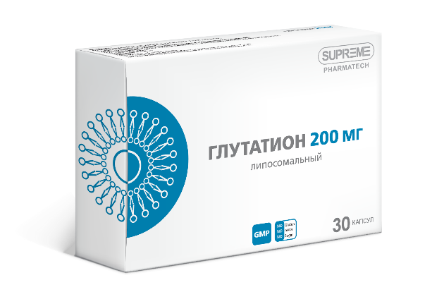 Supreme Pharmatech, Липосомальный глутатион, капсулы, 30 шт.