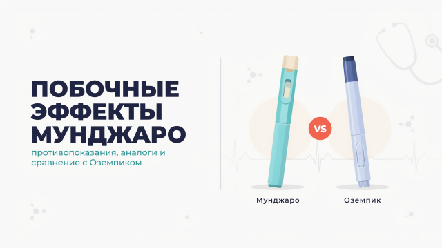 Побочные эффекты Мунджаро, противопоказания, аналоги и сравнение с Оземпиком