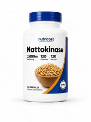 Nutricost, Nattokinase (Наттокиназа), капсулы, 120 шт.