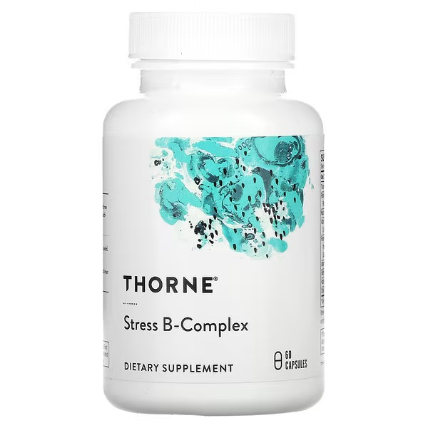 Thorne Research, Комплекс витаминов группы B против стресса, капсулы, 60 шт.