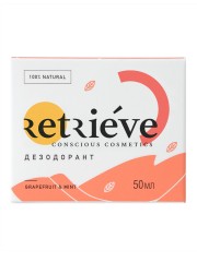 Retrieve, Дезодорант «Грейпфрут и Мята», 50 мл