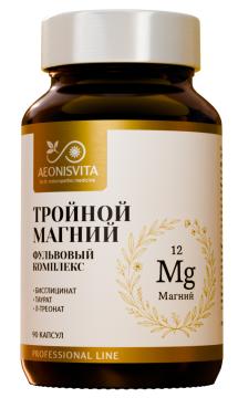 AeonisVita, Магний тройной (при тревожности и усталости), капсулы, 90 шт.