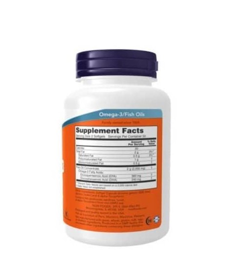 Now Foods, Омега-3, капсулы, 100 шт.