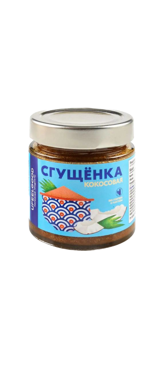 UFEELGOOD, Сгущенка кокосовая, 200 г