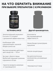UltraBalance, Куркумин, капсулы, 60 шт.