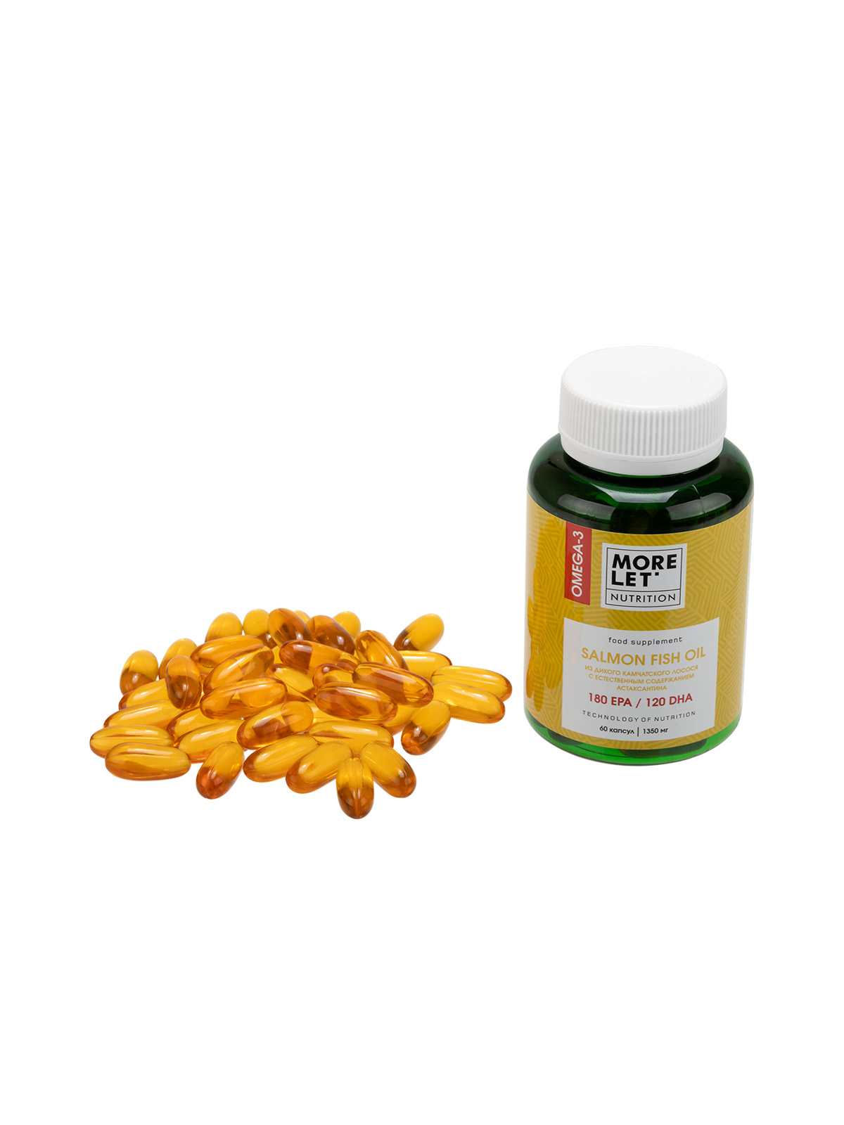 MORELET, Омега-3, капсулы, 60 шт.