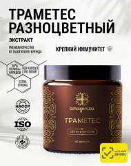 Amazonica, Экстракт Траметеса (противовоспалительное), капсулы, 60 шт.