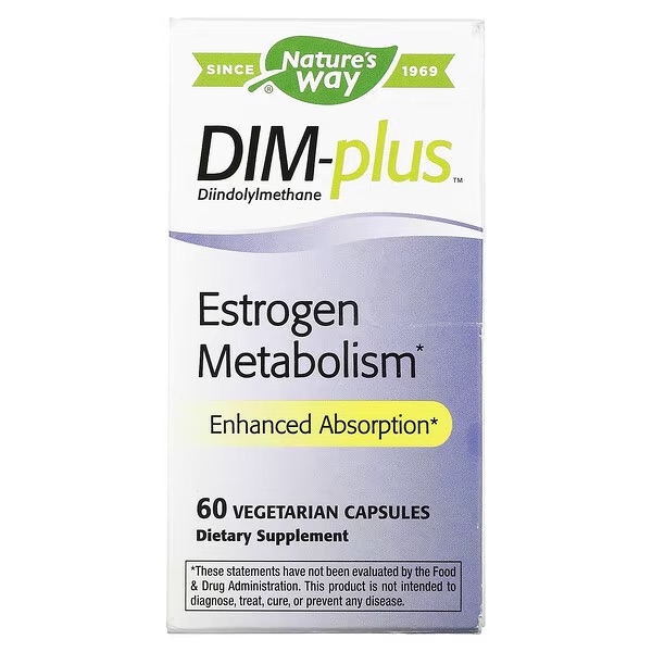 Nature's Way, DIM-Plus (для метаболизма эстрогенов), капсулы, 60 шт.