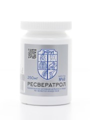 ЭкоФармИнвест, Транс-ресвератрол 98% (антиоксидант), капсулы, 60 шт.