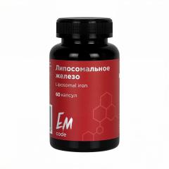 EMcode, Липосомальное железо, капсулы, 60 шт.
