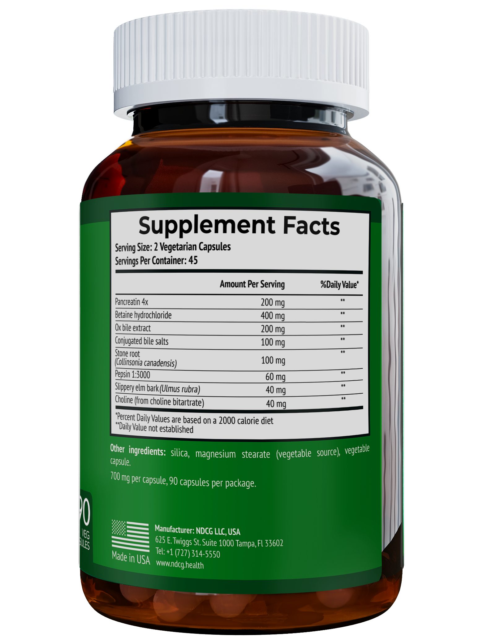 NDCG, Gallbladder Formula (для желчного пузыря), капсулы, 90 шт.