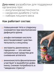 NMDIET, Комплекс «Диа-микс» (при инсулинорезистентности), капсулы, 120 шт.