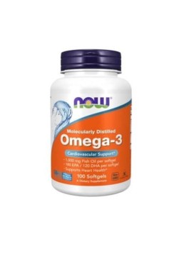 Now Foods, Омега-3, капсулы, 100 шт.