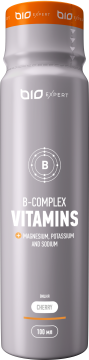BioExpert, Вкусный B-комплекс (вишня), шоты, 12х100 мл