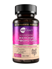 MEDCRAFT, Пробиотики для женщин, капсулы, 60 шт.