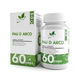NaturalSupp, Кора муравьиного дерева (Pau D Arco), капсулы, 60 шт.