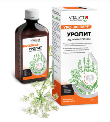 Vitauct, Уролит (здоровье почек и мочевого пузыря), раствор, 350 мл