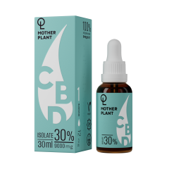 MotherPlant, CBD масло 30% «Изолят» (без привкуса), жидкость, 30 мл