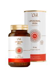 Liposomal Vitamins, Липосомальное Железо (бисглицинат) + Витамин С (аскорбат натрия), растительные капсулы, 60 шт.