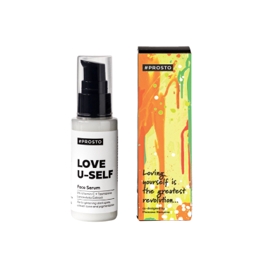 PROSTO COSMETICS, Сыворотка для лица «Love U-Self» (с витамином C), 50 мл
