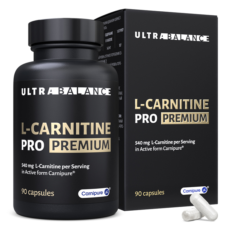 Ultrabalance, Л-карнитин Про Премиум, капсулы, 90 шт.