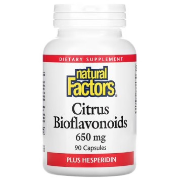 Natural Factors, Цитрусовые биофлавоноиды с гесперидином, капсулы, 90 шт.
