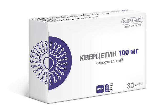 Supreme Pharmatech, Липосомальный кверцетин, капсулы, 30 шт.
